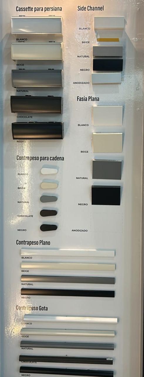 Accesorios para persianas en Ensenada